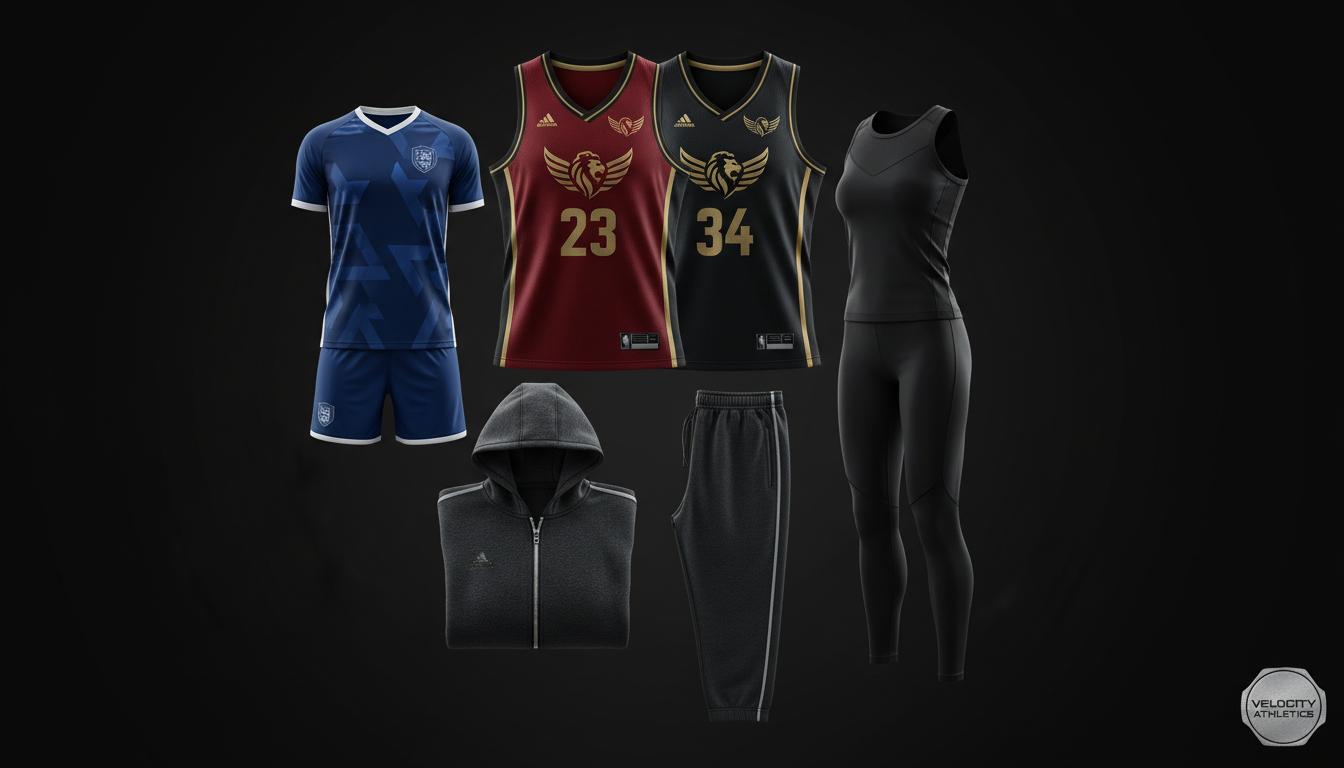 Custom sportswear production at FABRIOZA
